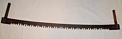 WI Barn Antique Primitive 2 Two Man Crosscut Logging Saw 5'  Blade Log Tool • $200