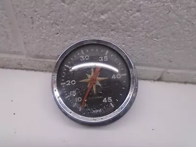 W4a  SPEED BOAT SPEEDOMETER AIR GUIDE SEA SPEED Vintage #4787  0-45 MPH  • $69.95