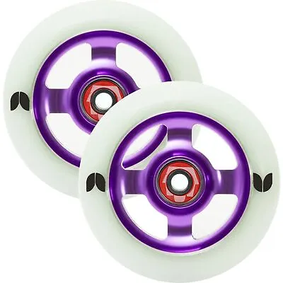 Blazer Pro 4 Spoke Stormer Scooter Wheel Pair W/ ABEC 5 Bearings - 100mm - • £13.95