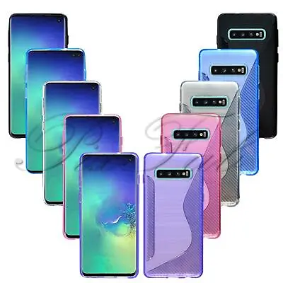 For Samsung S9 S10 Plus A6 A7 A8 A9 J3 J4 J4 J6 Phone Case Cover + Screen Guard • £1.95