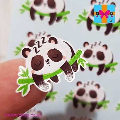 Sleep Planner Stickers Tired Cute Kawaii Panda Calendar Diary Tracker Stickers • £2.75