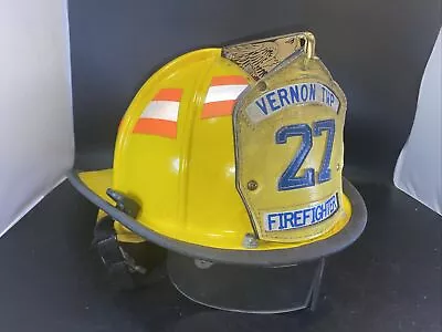 US MSA Cairns & Bros. 1044 C-TRD PHOENIX Yellow Helmet Rescue Firefighter • $250