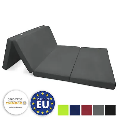 £75.99 • Buy Campix Folding Mattress Large Guest Bed Space Saving Futon 120x195cm Anthracite