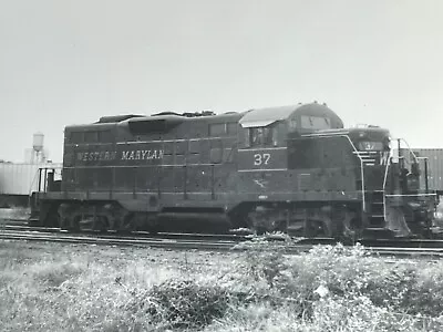 DH) Artistic Photograph 1974 Western Maryland Railroad Train Engine 37 • $14.50