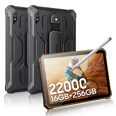 Blackview Active 8 Pro 16GB+256GB Rugged Tablet 2.4K Display 22000mAh Android 13 • £295.99