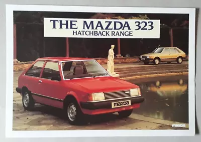 Mazda 323 Hatchback Range Brochure / Leaflet 1982 - 1100 1300 1500 GT • $8.83