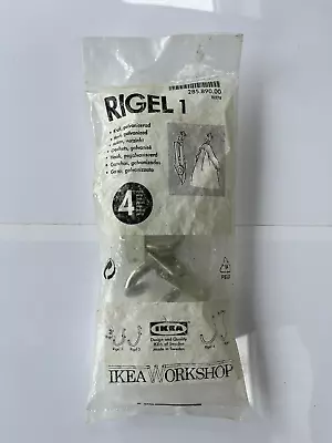 4 Ikea Rigel 1 Galvanised Hooks Steel Coat Tool Hook Quality • £14.99