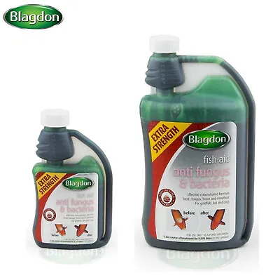 £12.69 • Buy Blagdon Extra Strength Fish Aid Anti Fungus & Bacteria Koi Pond Water Treatment