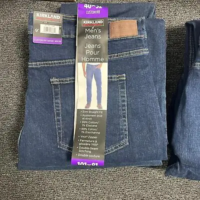 KIRKLAND SIGNATURE Men's Stretch Custom Fit Jeans • $35