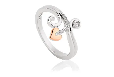 £69 • Buy NEW Welsh Clogau Silver & Rose Gold Tree Of Life Vine Ring Ring £50 OFF! SIZE P