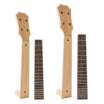 $23.63 • Buy 23/ 26   Ukulele Neck With Dots Inlay Rosewood Fingerboard DIY Ukulele Kit