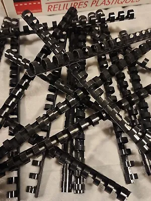 20 Pieces Ibico Plastic Comb Bindings 1/2  Diameter 19 Ring .. 90 Sheet Cap. • $12.99