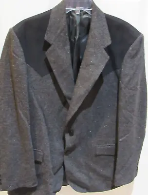 Vtg Western Tweed Men's 44 Long Blazer Sport Jacket 44l Usa Made • $59.99