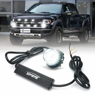 $30.99 • Buy Xprite White LED Hide-A-Way Strobe Light For Internal Mounting Emergency Warning