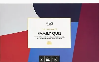 The Ultimate Family Quiz Game By Marks And Spencers M&S • £8