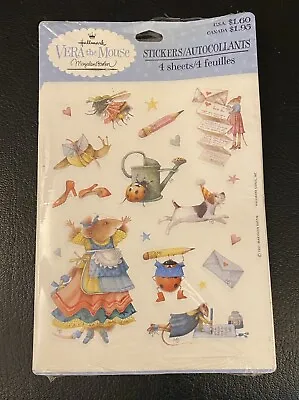 1997 Hallmark Stickers - Vera The Mouse - 4 Sheets - Marjolein Bastin • $28.18