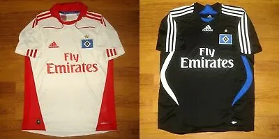 2 Pieces Of Adidas HAMBURGER SV Shirt Jersey Trikot Germany SIZE: Large Boys • £14.39