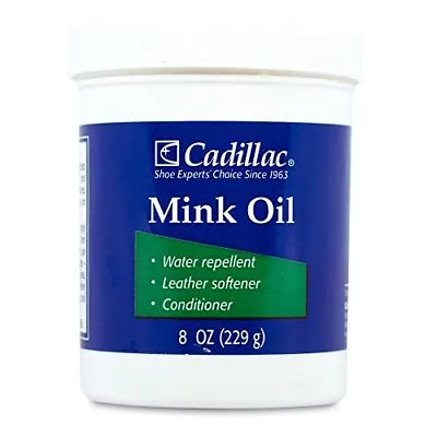 Cadillac Mink Oil For Leather Boots Shoes - Waterproof Leather - Water Repellent • $13.03