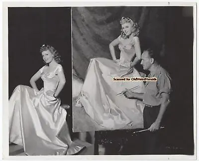 McCLELLAND BARCLAY MOVIE PHOTO #2 Artist 1940 ANNA NEAGLE No No Nanette G LONGET • $41.85