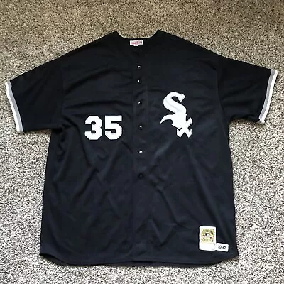 Mitchell & Ness Chicago White Sox Frank Thomas 35 Throwback Jersey Mens 56 (2XL) • $64.99