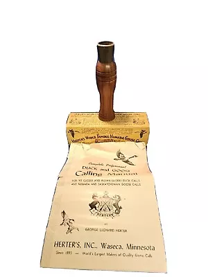 $59.89 • Buy Vintage #377 Herter’s Famous Numara Goose Call With Original Box & Instructions
