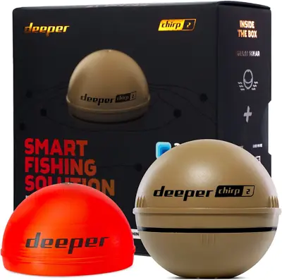 Deeper Chirp 2 Sonar Fish Finder - Portable Fish Finder And Depth Finder For Kay • $338.36