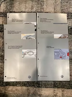 VW Phaeton Systems Self Study Program Course 6 Book Set • $75