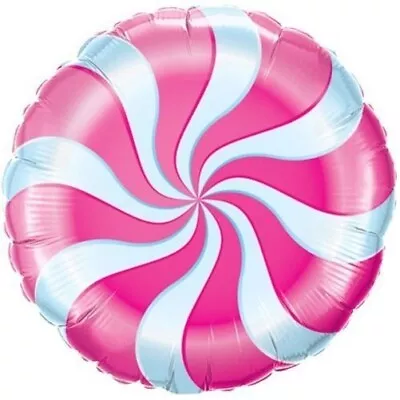 Swirl Candy Foil Balloons Birthdays Baby Shower Summer Party Balloons Baloons • $6.29