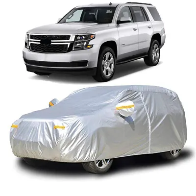 SUV Cover For Chevrolet Tahoe Outdoor All Weather Protection Dust UV Resistant • $43.99