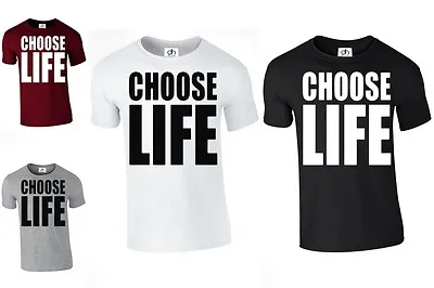 Choose Life Wham Retro 80s T Shirt Fancy Dress INSPIRED (CHOOSE LIFE T-SHIRT) • £3.99