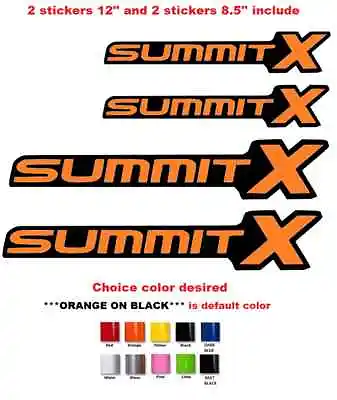 $14.55 • Buy (#729) 12  And 8.5  Brp Ski-doo Summit X Team X Sticker Decal Emblem