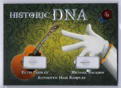 2022 Historic Autographs Prime ELVIS PRESLEY MICHAEL JACKSON DNA Hair Relic /17 • $1299.95