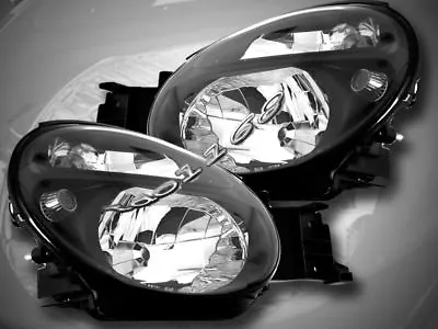 02 03 Subaru Impreza Crystal Jdm Blk Headlights Lamp • $136.99