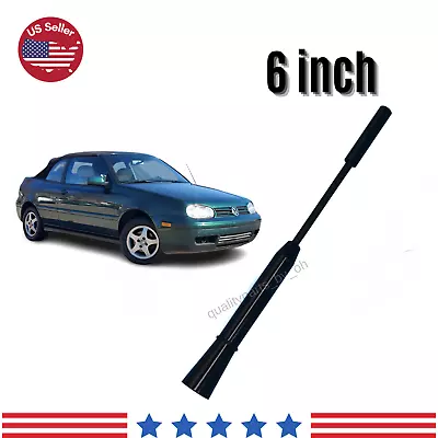 $16.50 • Buy 6 Inch Replacement Black Short Radio Aerial Antenna For VW Cabrio 1995-2002