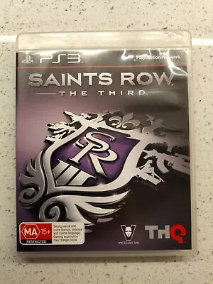 ❤️Saints Row The Third - PS3 (PlayStation 3) + Manual - Free Shipping  • $5.59
