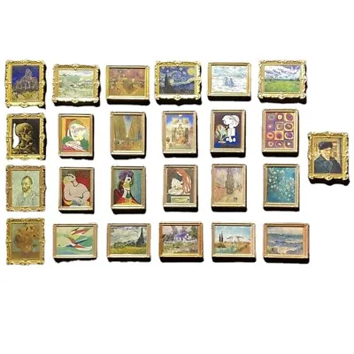 Great Painter Van Gogh Picasso Oil Painting Art UV Frame Refrigerator Magnets. • $8.99