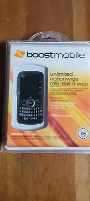 Motorola Clutch I465 - Black (Boost Mobile) Cellular Phone FRE SHIPPING • $49.99