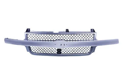 Grille Mesh W/Chrome Bar For 01-02 Chevrolet Silverado 2500 3500 HD GM1200523 • $155.68