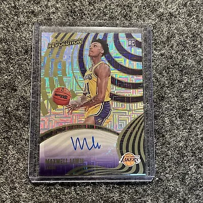 2023-24 Panini Revolution Maxwell Lewis Levels Rookie Auto Ssp Lakers • $12.99