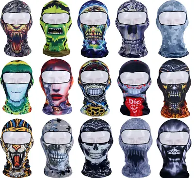 $4.99 • Buy Balaclava Face Mask UV Protection For Men Women Ski Sun Hood Tactical Masks