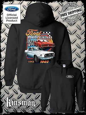 Ford Mustang Since 1903 Retro 2-Sided Hoodie Sweatshirt - Official Licensed • $32.95