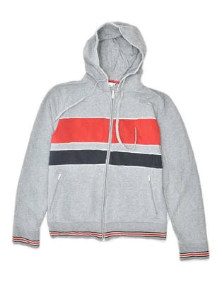 £19.90 • Buy ELLESSE Mens Zip Hoodie Sweater Large Grey Colourblock Cotton DF08