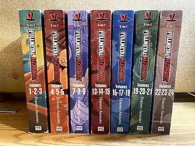 Fullmetal Alchemist Manga 3 In 1 Lot Of 7 - Volumes 1-9 13-24 - Good Condition • $90