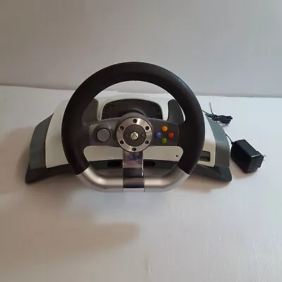 Microsoft Xbox 360 Wireless Racing Steering Wheel No Stand Mount No Pedals (t31) • $35.44