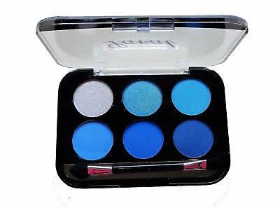 Laval  Eye Shadow Palette 6 Shade Colour Blue Brown Nude Eyeshadow • £3.39