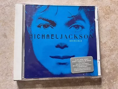 2001 CD - Michael Jackson - Invincible - Blue Cover W/ Hype Sticker • $19.90