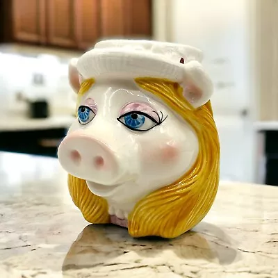 Vintage Sigma Miss Piggy Face Mug Cup Ceramic Jim Henson Muppet Taste Setter • $8.99