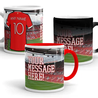 £19 • Buy Personalised Manchester United Mug 2021 Home Kit Mug Football Fan Personalised
