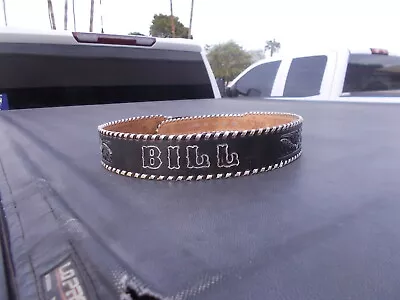 $27.50 • Buy Used Tony Lama Stamped Cowboy Leather Western Style Belt USA Made. Sz 36   BILL 