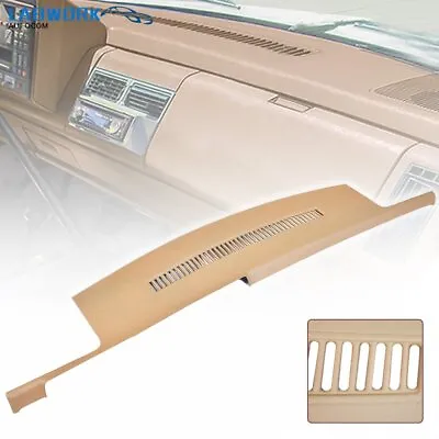 For 1988-1994 Chevy GMC C1500 K1500 Molded Dash Cover Overlay W/Grille Beige • $61.33